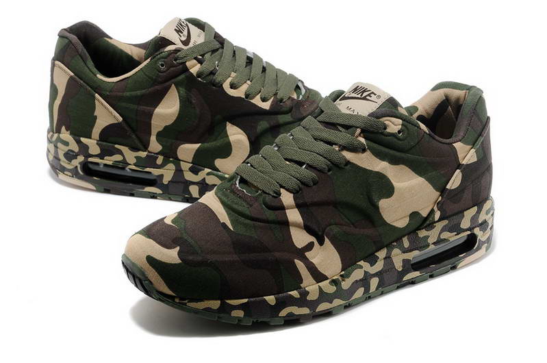 Air Max 87 Chaussures Hommes Jungle numerique camouflage vert armee (1)
